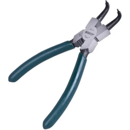 Alicate Bico Curvo para Anéis Interno 5 Polegadas  8mm a 25mm Sata