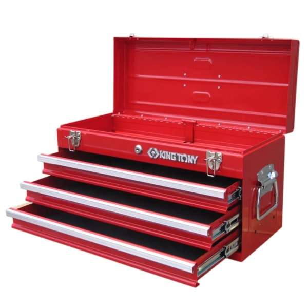 Baú Metálico Portátil 3 Gavetas King Tony-030f0c37-f383-49a9-b80a-02e73c7b0716