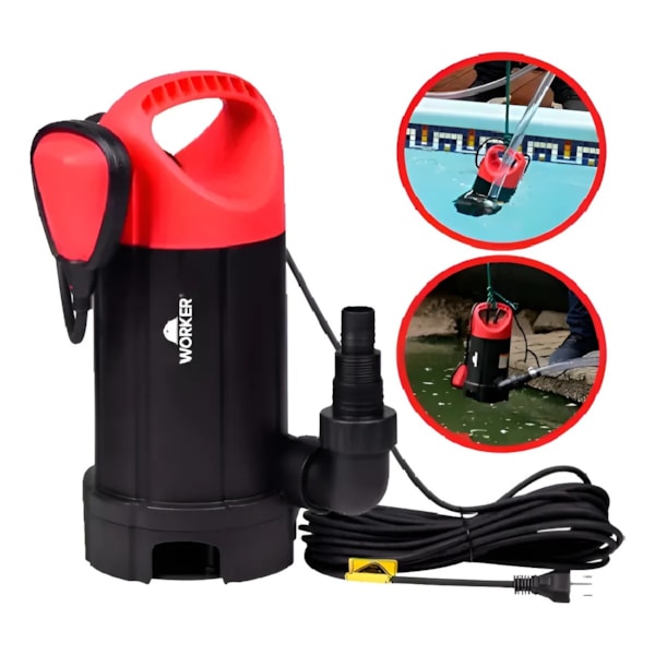 Bomba Água Submersível 1hp 750w 220v Worker-f6a9e36c-89b8-4924-b911-190adfdcd025