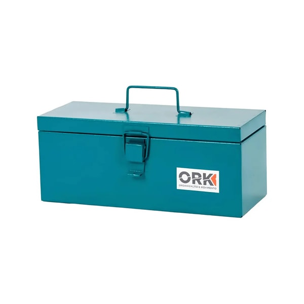 Caixa De Ferramentas Baú Ork 40x16x16cm Com Bandeja Baf-001 Cor Azul-4121eda3-e047-496d-9e78-a4fc71524124