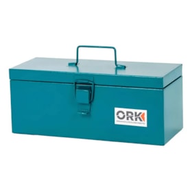 Caixa De Ferramentas Baú Ork 40x16x16cm Com Bandeja Baf-001 Cor Azul