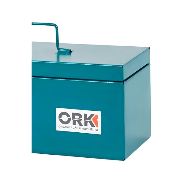 Caixa De Ferramentas Baú Ork 40x16x16cm Com Bandeja Baf-001 Cor Azul-58753a4e-1979-42f3-b44b-04a77a788844