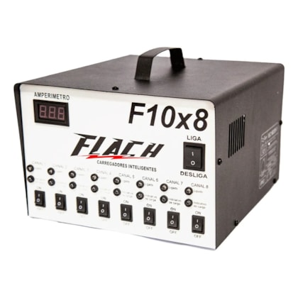 Carregador de Bateria Flutuante F10 X8 Flach