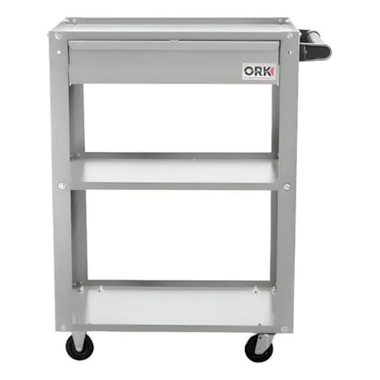 Carrinho Desmontável Aberto para Ferramentas Ork Cinza