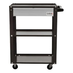 Carrinho Desmontável Aberto para Ferramentas Ork Preto