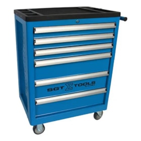 Carrinho Para Ferramentas Com 6 Gavetas - Sigma Cor Azul