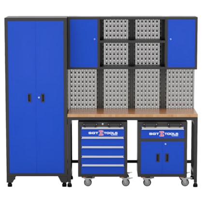 Conjunto de Armários Modulados 9 Peças Sigma