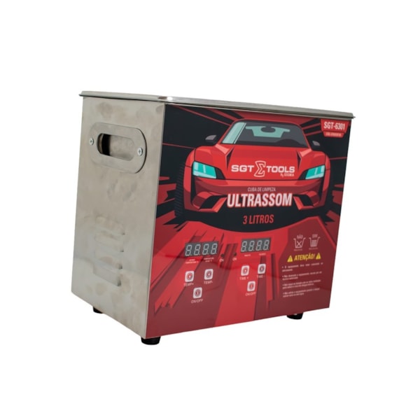 Cuba Ultrassônica de Limpeza 3L 220V Sigma Tools-26f44e8d-216f-43de-af13-11f6a40fc2fe