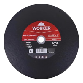 Disco de Corte para Aço 14 X 355,6mm Worker