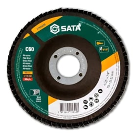 Disco Flap Abrasivo para Metal 80 Grãos Sata