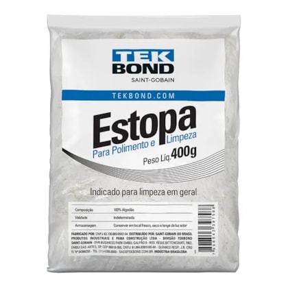 Estopa para Limpeza 400g Tek Bond