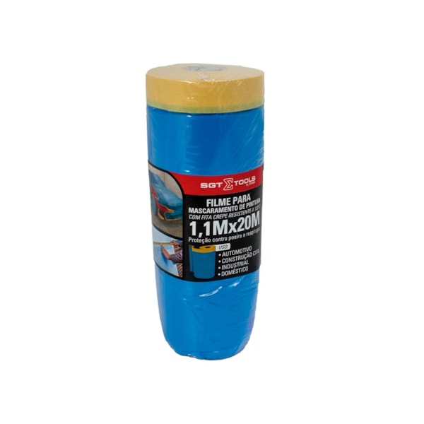 Filme Mascaramento Eletrostático com Fita Resistente a 120 Gruas 1,1m X 20m Sigma-8dd12256-4320-4e4b-9431-11b58a49a49a