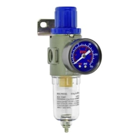 Filtro Regulador de Ar para Compressor com Manometro 1/4  Pdr