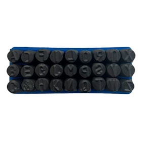 Jogo 27 Marcadores Punções Alfabeto Abcdário 5mm Bremen 6192