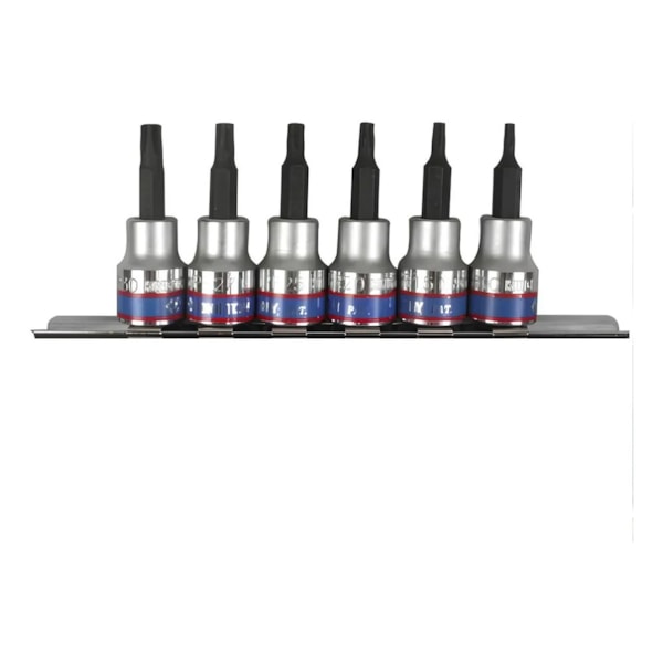 Jogo Chave Torx 5 Pontas com Furo Guia 6 Peças King Tony-7ec5ced2-492d-4f17-85a4-8089fcd6da84