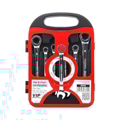 Jogo Chaves Combinadas com Catracas 8mm a 18mm Vip