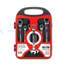 Jogo Chaves Combinadas com Catracas 8mm a 18mm Vip