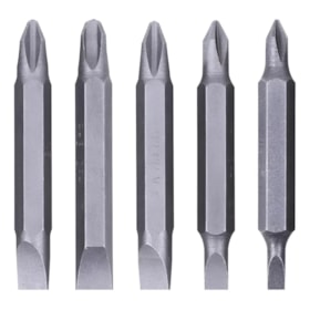 Jogo de Bits de Fenda e Philips 05 Peças Worker