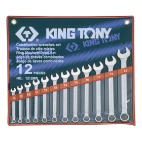 Jogo de Chave Combinada 8mm a 22mm 12 Peças King Tony