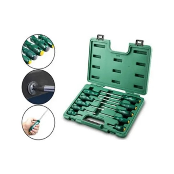 Jogo de Chave de Fenda e Philips com 10 Peças Sata-7bf74bfd-ee59-4617-a03b-d2fb9927b131