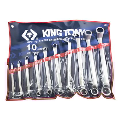 Jogo de Chave Estrela 6 a 32mm 10 Peças King Tony