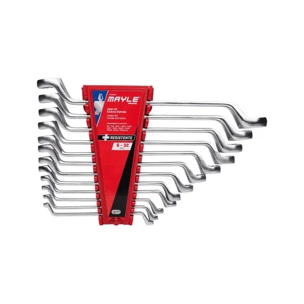 Jogo de Chave Estrela 6a32mm12 Peças Cor Cromado Mayle-92157fca-001c-4632-bf6d-feaa8a1bc450