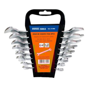 Jogo de Chave Fixa 8 Peças King Tony