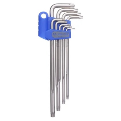 Jogo de Chave L Extralonga com 9 Peças King Tony