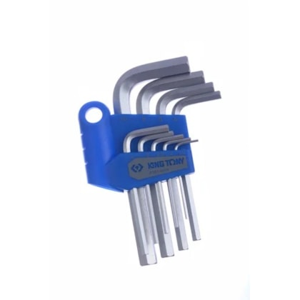 Jogo de Chave L Hexagonal 1,5mm a 10mm com 9 Peças King Tony