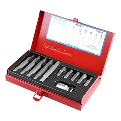 Jogo de Chave Multidentada Bits 11 Peças King Tony