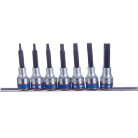 Jogo de Chave Soquete Longa com 7 Peças King Tony