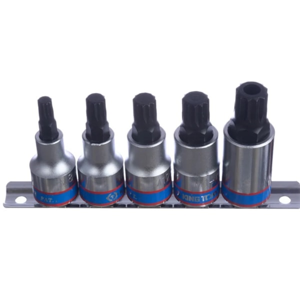 Jogo de Chave Soquete Multidentada com 5 Peças King Tony-29e94268-b189-455a-bbe9-f74eb7d1df46