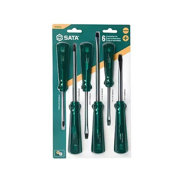 Jogo de Chaves de Fenda e Phillips Belzer com 6 Peças Sata-1c0093cc-a7f6-4aef-befa-c584ada1194c