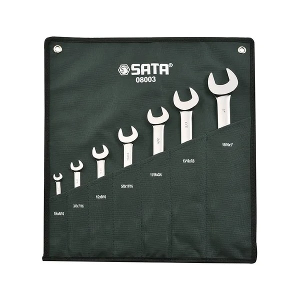 Jogo de Chaves Fixas 1/4 a 1 com 7 Peças Sata-ba5cae23-b37c-4598-9b11-b0c55c5e4e38