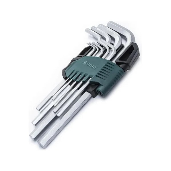 Jogo de Chaves Hexagonal Longa com 9 Peças Sata-df0681fc-9c20-4359-8d08-8c658bc81a61