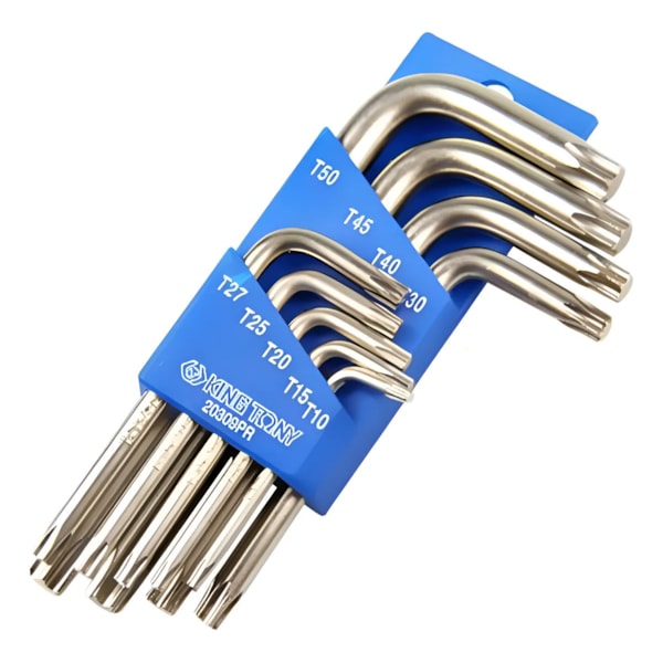 Jogo de Chaves L Tipo Torx 9 Peças King Tony-5525f0a7-79f3-405f-93aa-08c12499b077