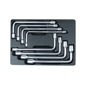 Jogo de Chaves Tipo Biela Com 8 Peças King Tony 9-1838mr Prateado