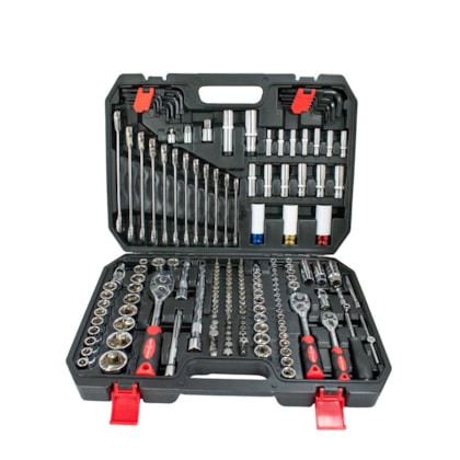 Jogo de Ferramentas Cr-V Master para Oficinas 178 Peças Sigma