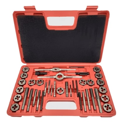 Jogo de Macho E Tarracha 40 Peças Maleta Vip