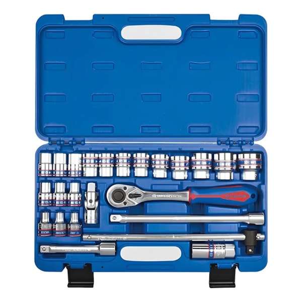 Jogo de Soquete 1/2 Estriado 24 Peças King Tony-b0eb82c3-20b8-4001-836d-7e52d913c793