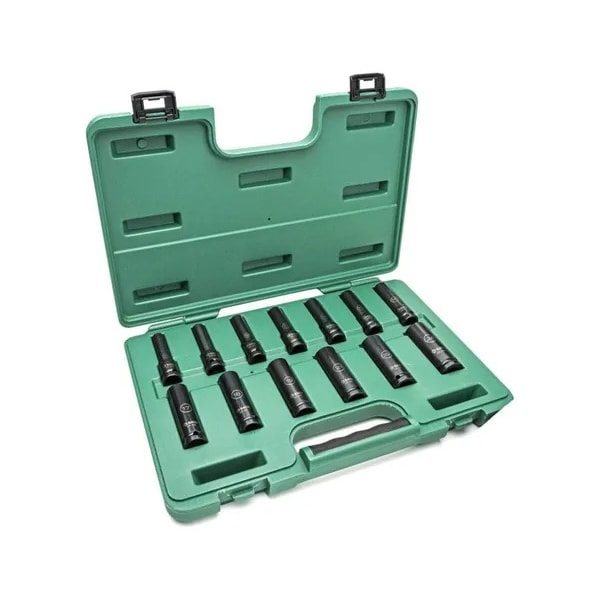 Jogo de Soquete de Impacto Parede Fina Longo 1/2'' 13 Peças Sata-eb5e2b51-4436-4d84-8429-8edc9232437d