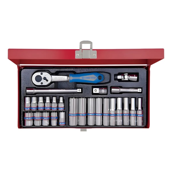 Jogo de Soquete e Acessórios 1/4 26 Peças King Tony-fddce74b-f63c-4129-876a-852b1c2b10c1