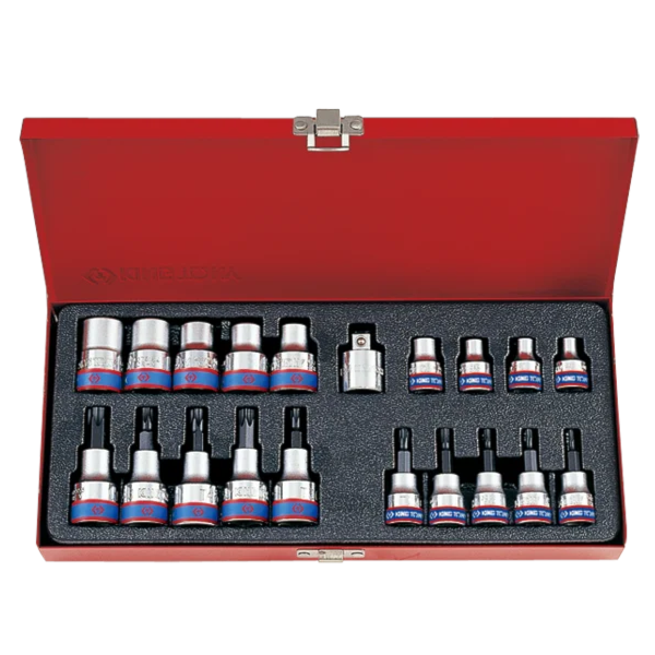 Jogo de Soquete e Chave Soquete com 20 Peças King Tony-880122e2-9fb1-4d00-b6e7-f5e20308bff4