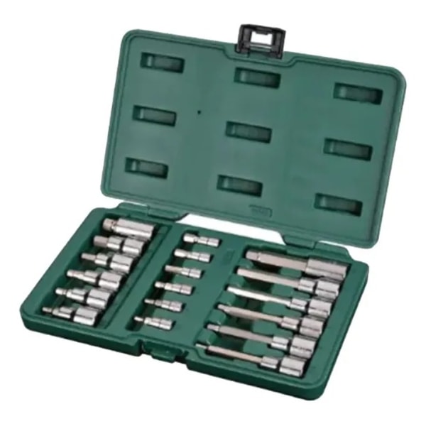 Jogo de Soquetes Bits Hexagonais 1/4 a 1/2 Sata-889dbf48-5597-4834-abc3-5e3ea10ea14c