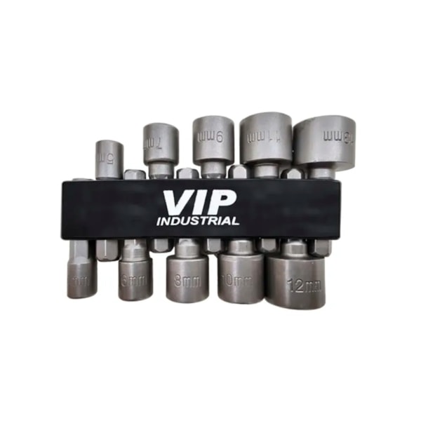 Jogo de Soquetes Canhão 4mm a 13mm 10 Peças Vip-826817a6-b0f5-43e8-b085-517680358f00