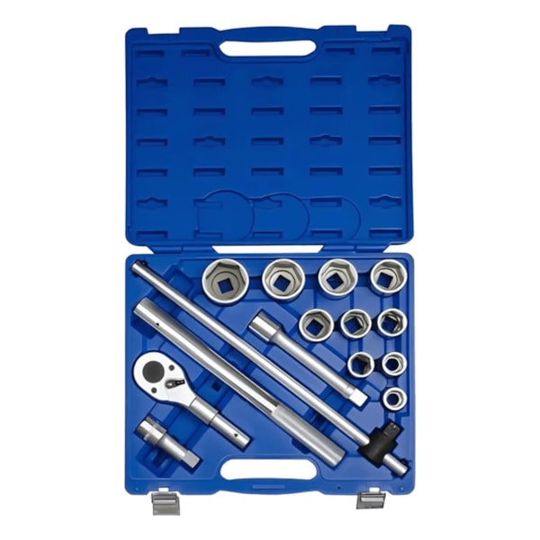 Jogo de Soquetes Estriado 14 Peças 3/4'' King Tony-e03d20e9-e48d-4ece-a44b-e16a3305bb0a