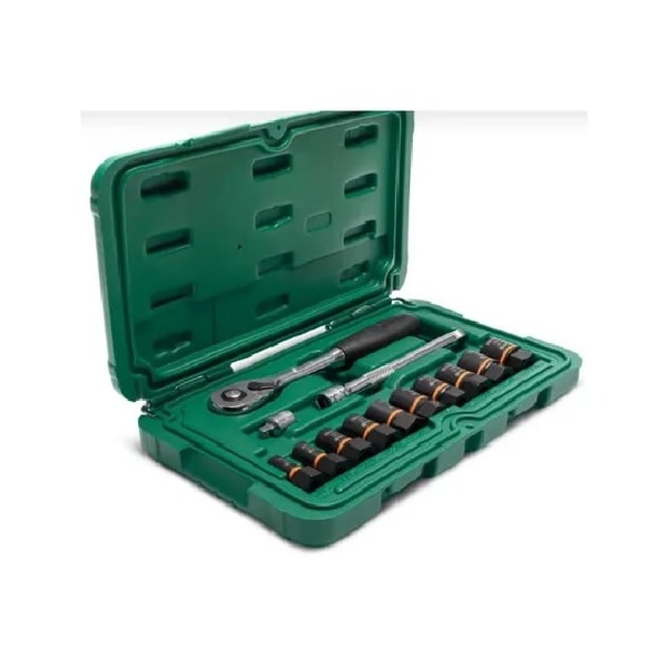 Jogo de Soquetes Extrator 1/4 a 3/8 com 13 Peças Sata-2dccf95f-4fbf-4aec-bacd-2036a2033a03