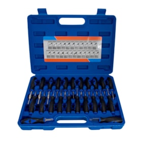 Kit para Extrair Terminais de Conectores Elétricos 23 Peças Sigma