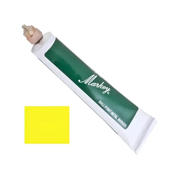 Marcador Esferográfico para Metais Markey Amarelo-01751578-814b-4bcb-8008-850f3a9a32b4