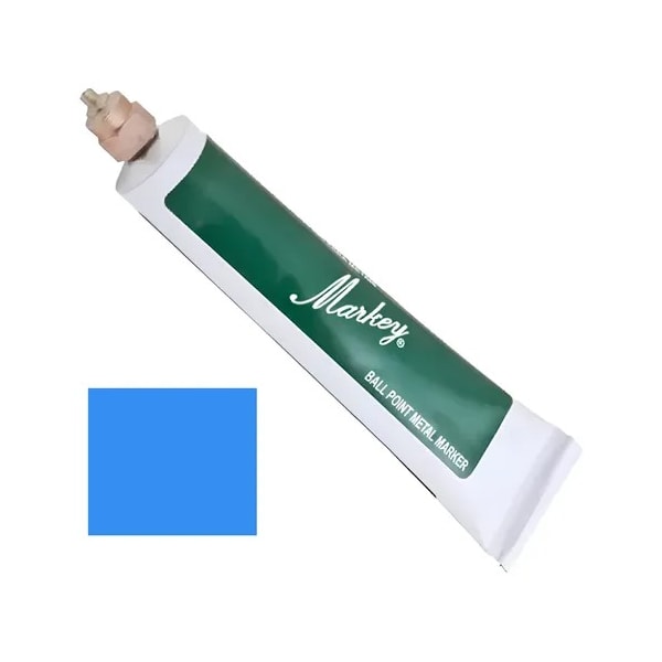Marcador Esferográfico para Metais Markey Azul Claro-83bff5ab-0665-4e5a-85ee-449291d50b35